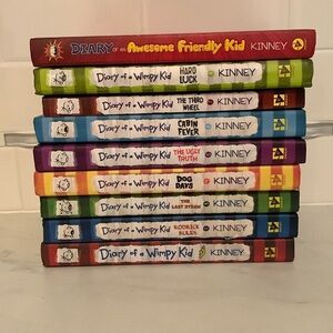 Diary of a Wimpy kid books to 8 + awesome friendly kid